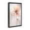Stupell Industries Pastel Blush Flower Framed Floater Canvas Wall Art Design by Raymond Powers